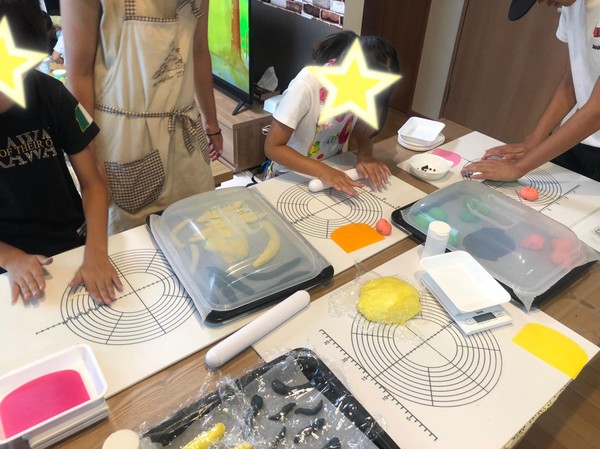 ママに少し手伝ってもらって難しい種類にチャレンジ‼︎
