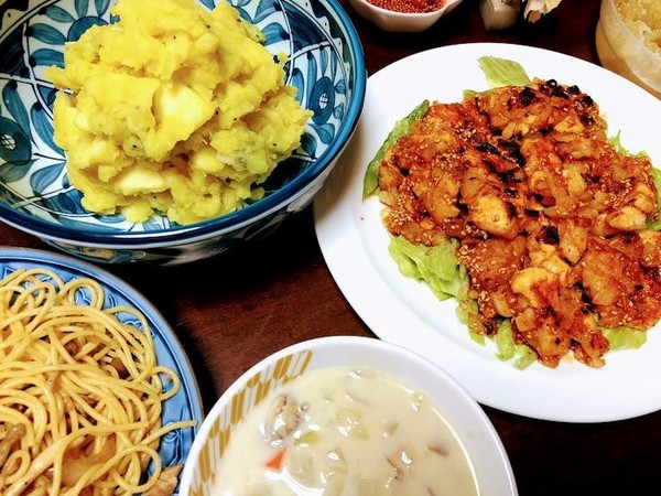 お肉を使わないヘルシー料理が中心です。