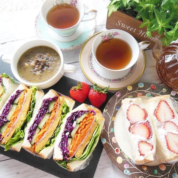 インスタ映え☆カラフルわんぱくサンド＆フルーツサンドレッスン