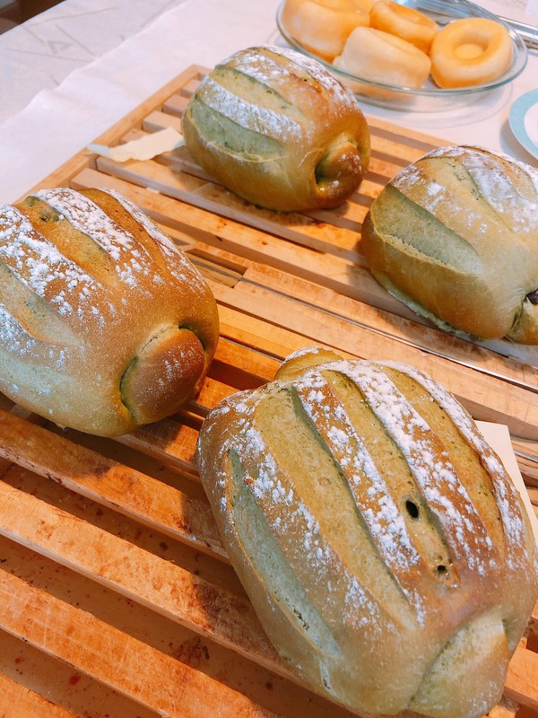 中級コース、抹茶ミルクハース