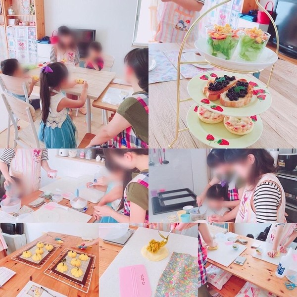 お友達とかぼちゃパン作り♪