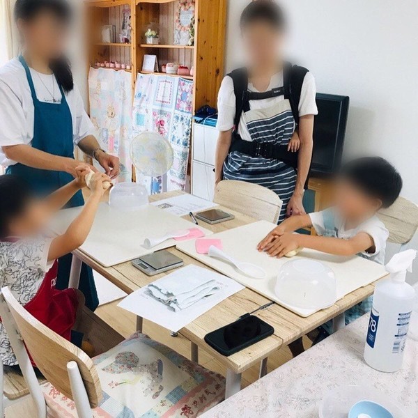 幼稚園のお友達と夏休みに親子レッスン♪
