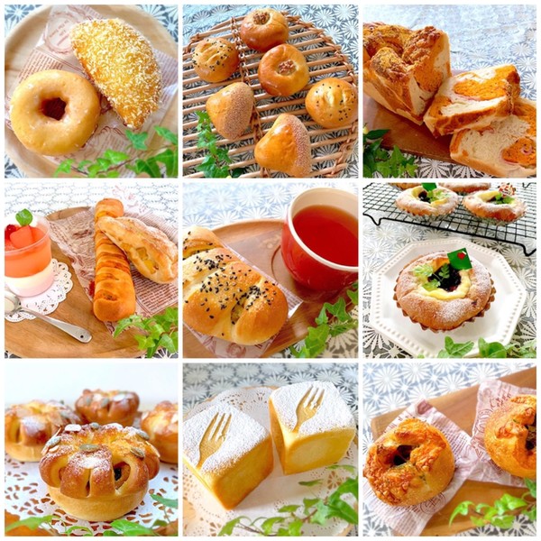 成形も楽しみながら様々なパン作り♡
