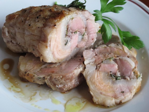 豚バラ肉のポルケッタ