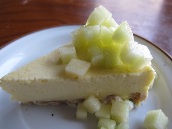 メロンの冷たいケーキ