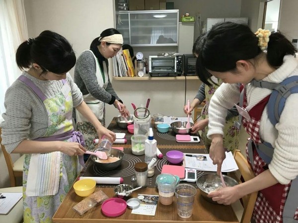 自宅にて離乳食講座