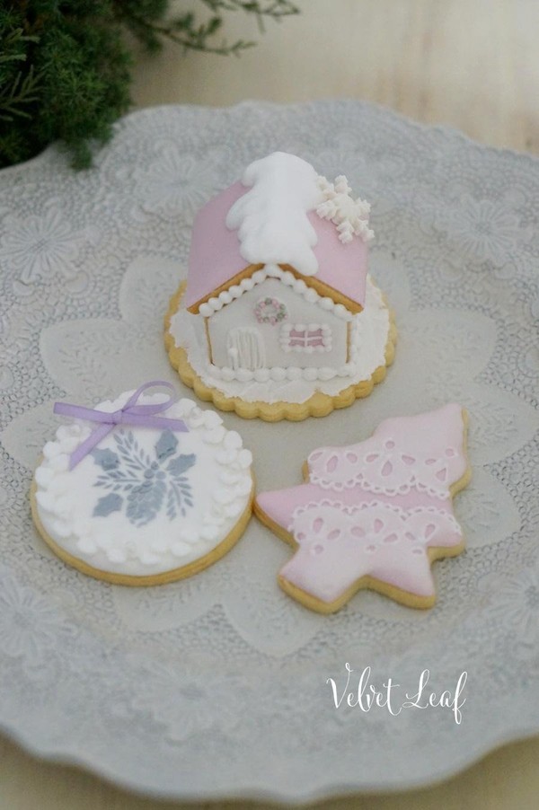 クリスマスのアイシングクッキー