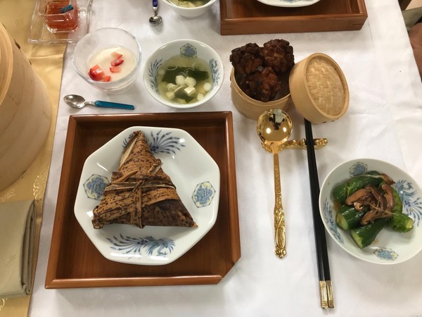 中華料理レッスン風景