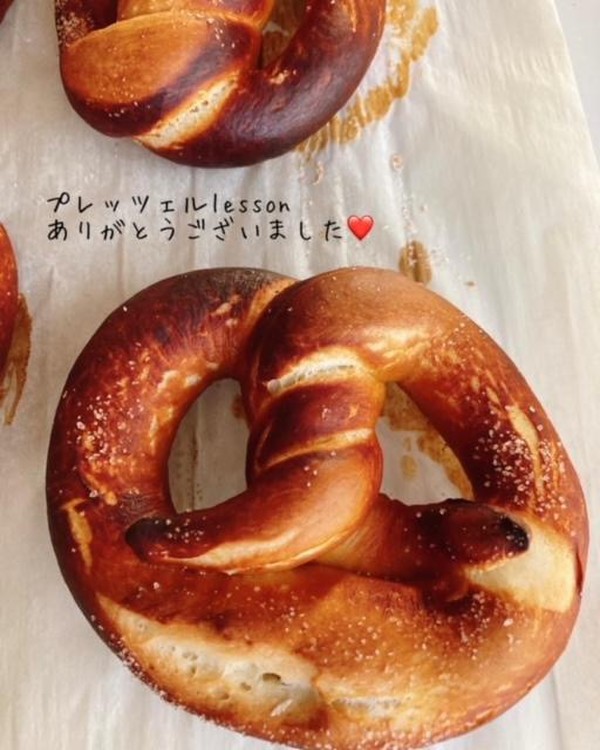 ご希望レッスン。生徒様のプレッツェル！