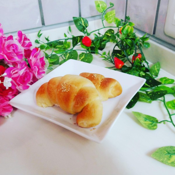 シンプルな塩パンです💓