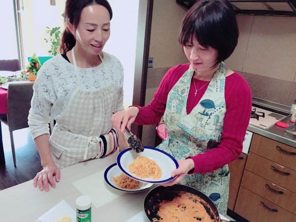 ママ友同士で楽しくレッスン♪