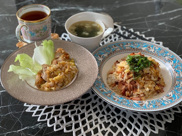 パラパラ炒飯のレッスンです（生徒様が作ったものです♪）