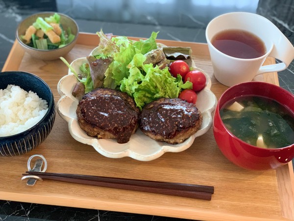 豆腐ハンバーグレッスンです（生徒様が作ったものです♪）