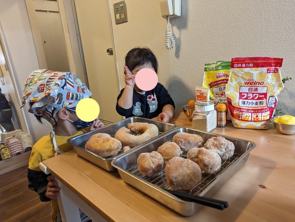 こどもパンくらぶの様子です。