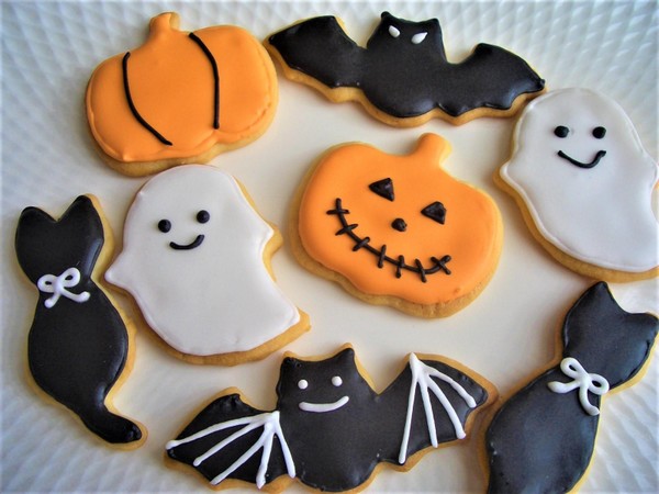 ハロウィンアイシングクッキー