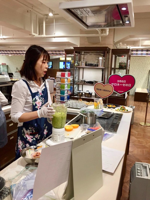 三越はじまりのカフェにて「冷凍テクニック講座」