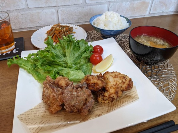 サクサクの唐揚げを作ります