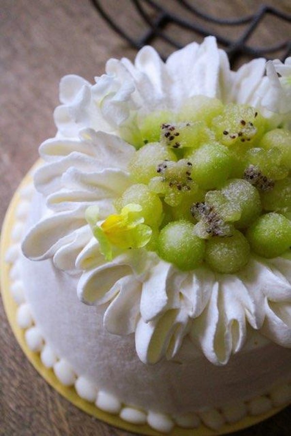 先日、依頼された作ったお誕生日ケーキです。
