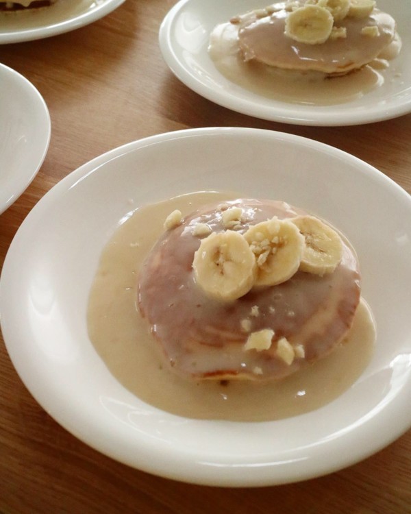 大人気のハウピアパンケーキ🥞モチモチパンケーキです