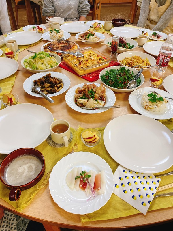 対面。副菜10品レッスン。