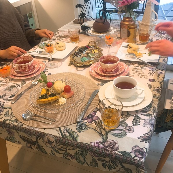 レッスンのあとのランチ会☆上野教室☆