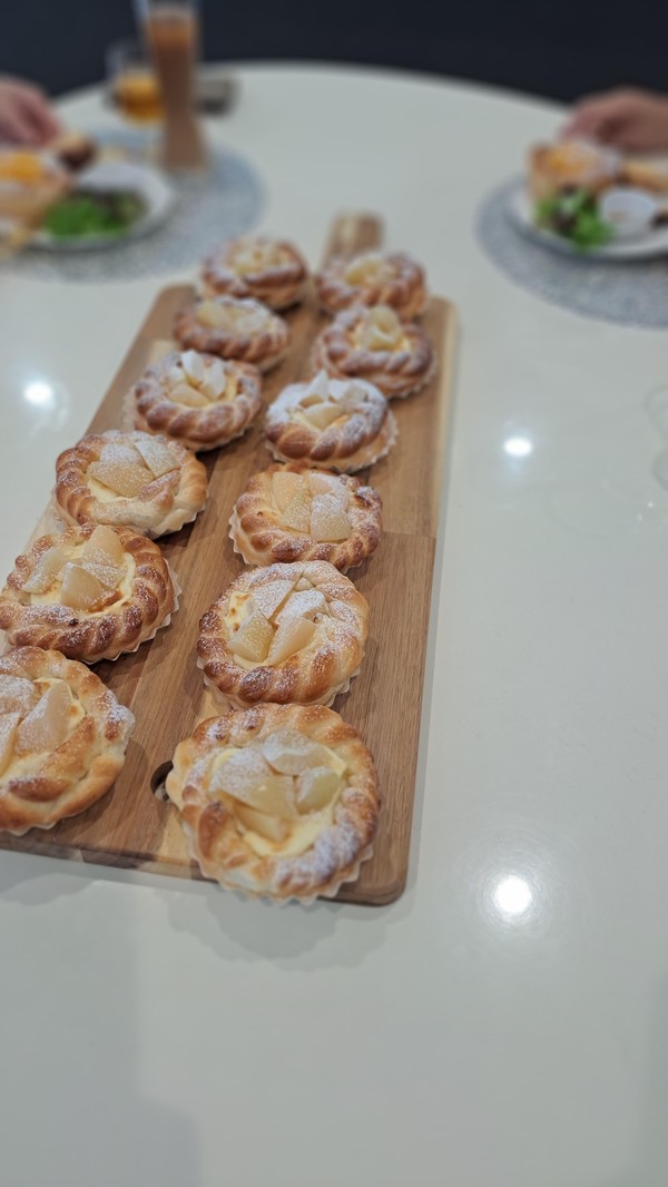 レッスンで作ってくださったパン