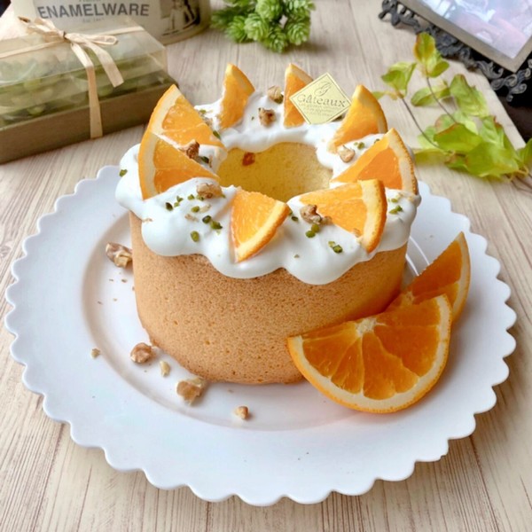 オレンジシフォンケーキ