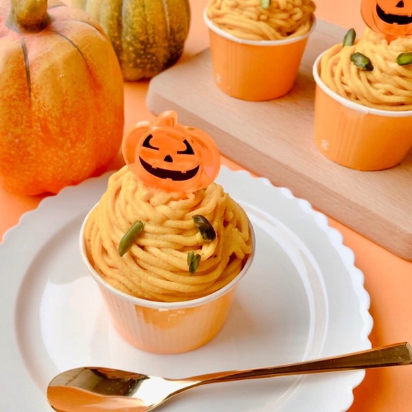 ハロウィンレッスン☆かぼちゃのモンブラン