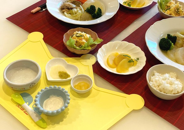 大人の料理からの取り分け離乳食・幼児食