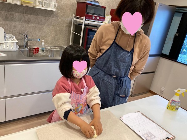 親子クッキング　おうちパン