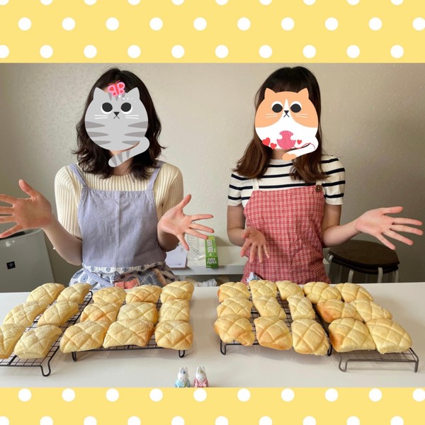 🤗仲良く、たくさん焼けました🤗