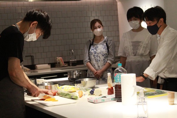 料理男子もご参加いただきました！イケメンですね、