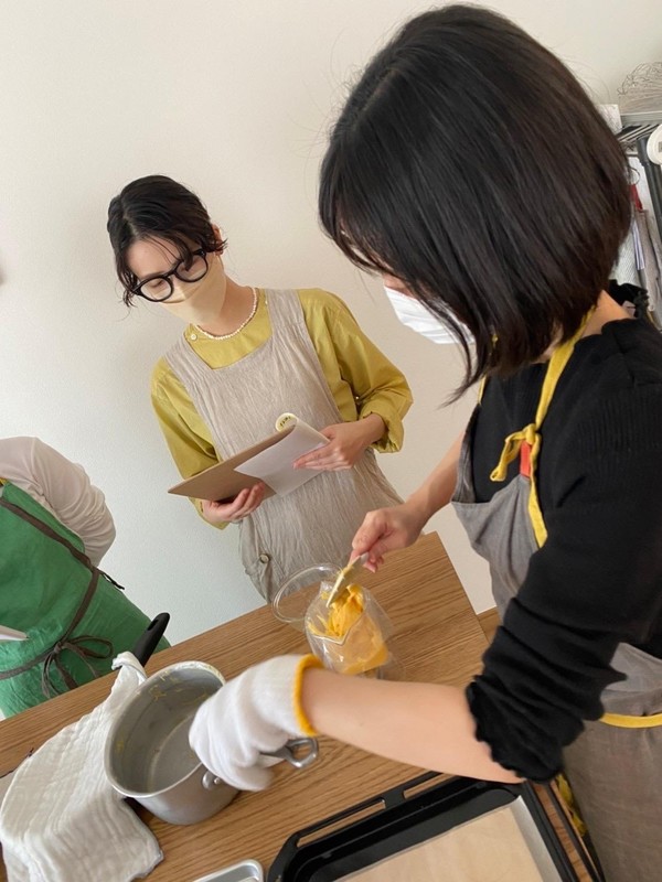 講師のデモンストレーション中の様子です。