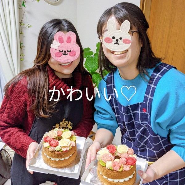 初めてのお花絞り、とても上手に仕上げて下さいました！