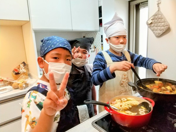 子ども食育レッスン　ご家庭への出張レッスンもできます。
