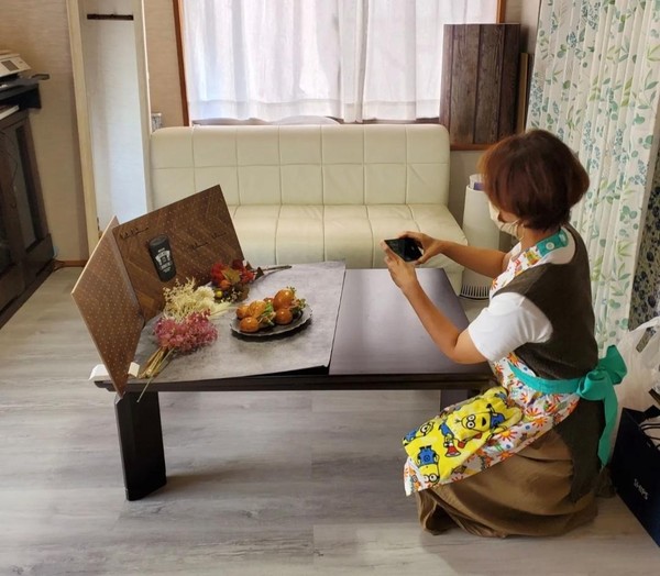 生徒さん用　写真用ミニスタジオ