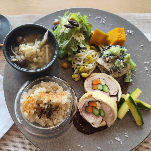 無添加塩だけ料理♪健康麹会ランチ