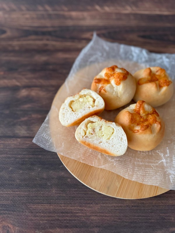リピートしたくなる米粉パン(ベーコンポテト🌾)