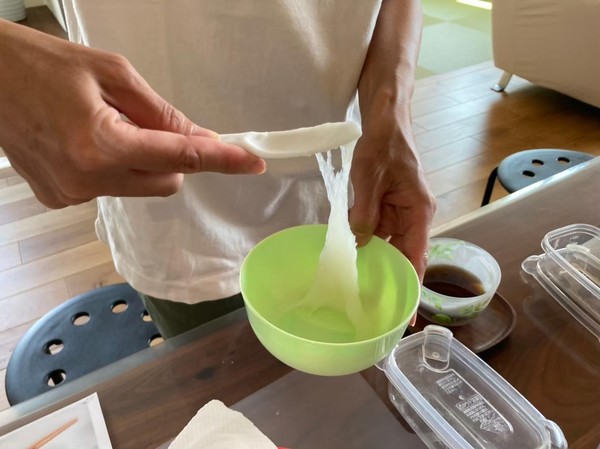 求肥作成中