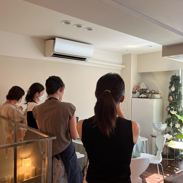 できあがり後はみんなでフォトタイム