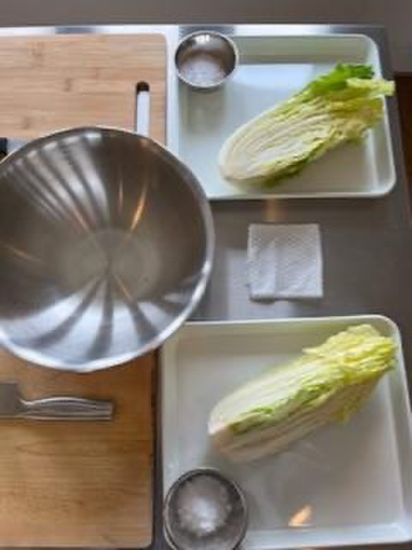 白菜キムチレッスン