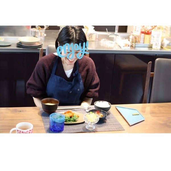 ご主人様のお夕飯の分も一緒に、2人分作りました♪