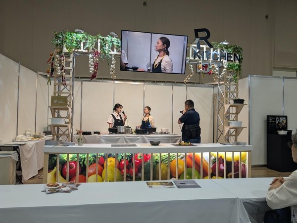 ㈱リンナイ様の展示会にて、料理実演をさせていただきました！