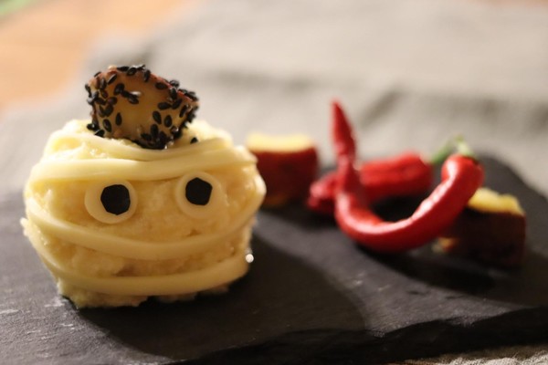 さつまいものクリームモンブラン♪Halloween