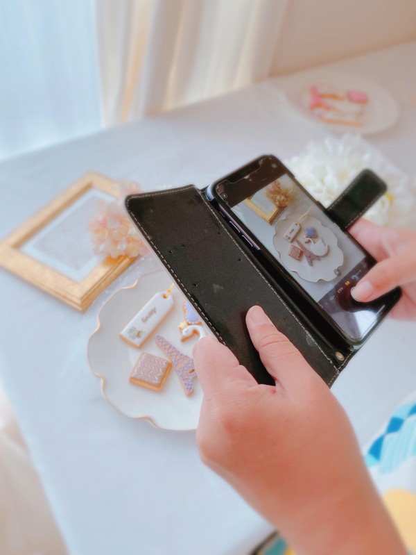 レッスン後には写真撮影会も。苦手な方は講師にお任せください。