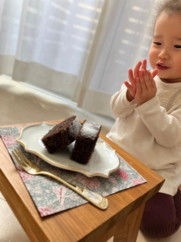 生米ガトーショコラは娘もお気に入り♡