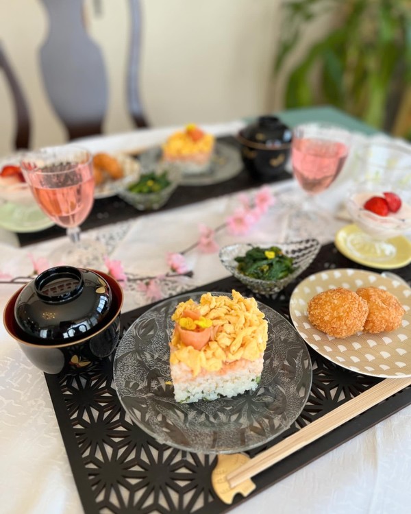 ひな祭りのお寿司レッスン
