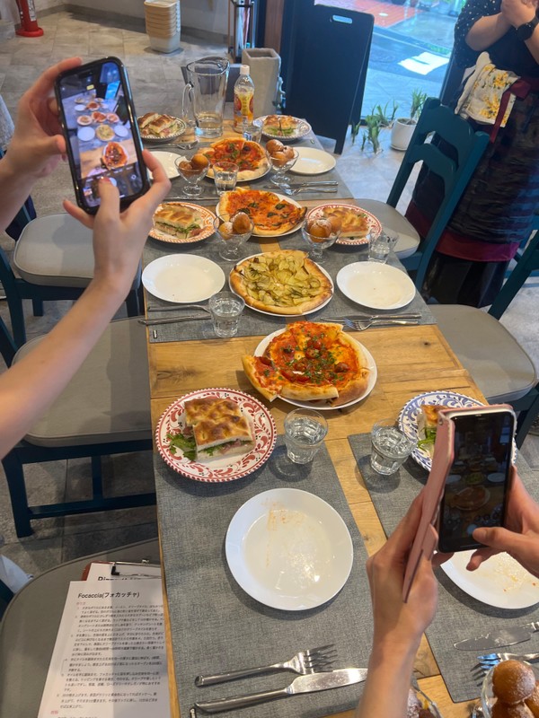 ワイワイ楽しく作ったあとはお写真撮って試食です！