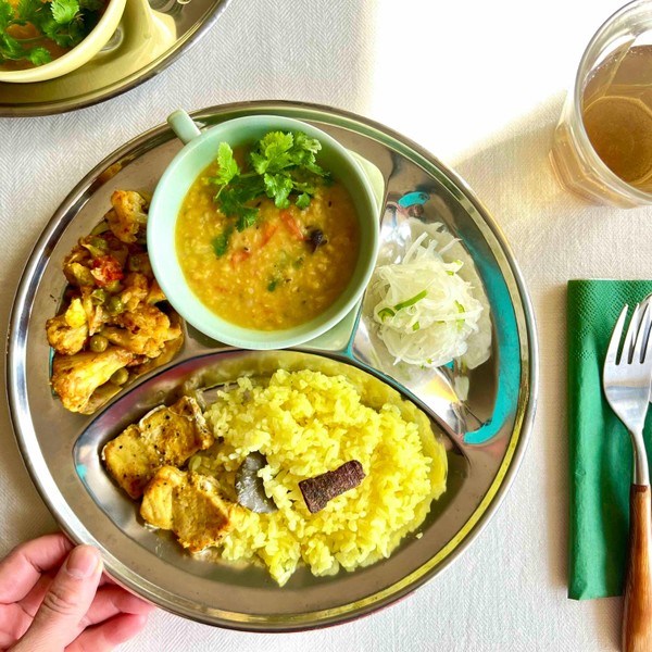 ４月インド家庭料理・内容は少し異なります。