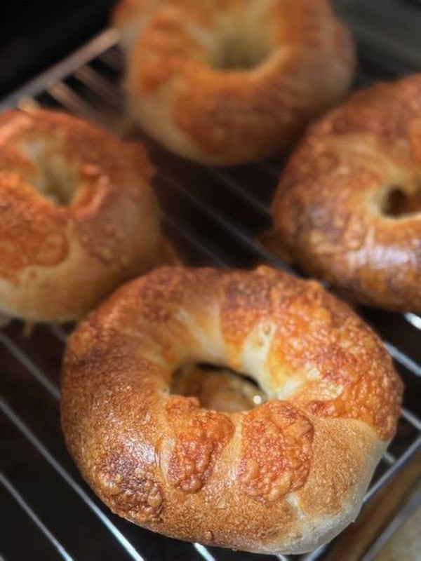 ミキで酵母を起こしたチーズベーグル（アレンジコース）